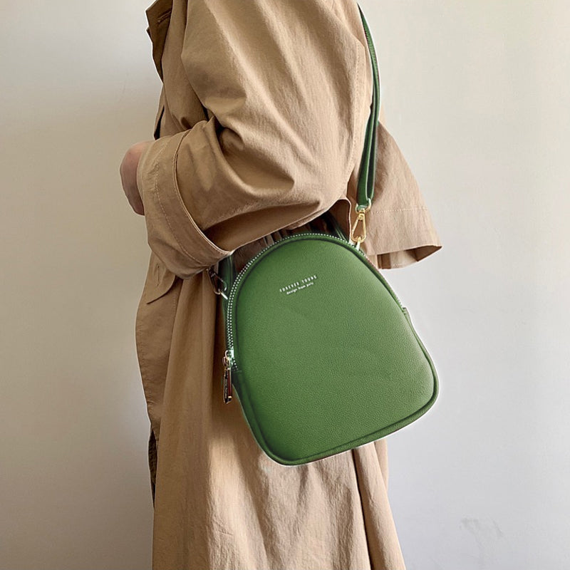 Damen leichte Umhängetasche mit mehreren Fächern