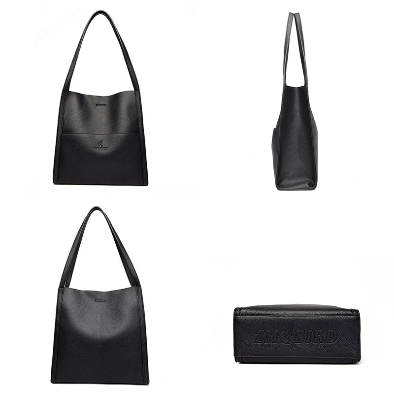 Crossbody-Tasche aus Leder mit großem Fassungsvermögen