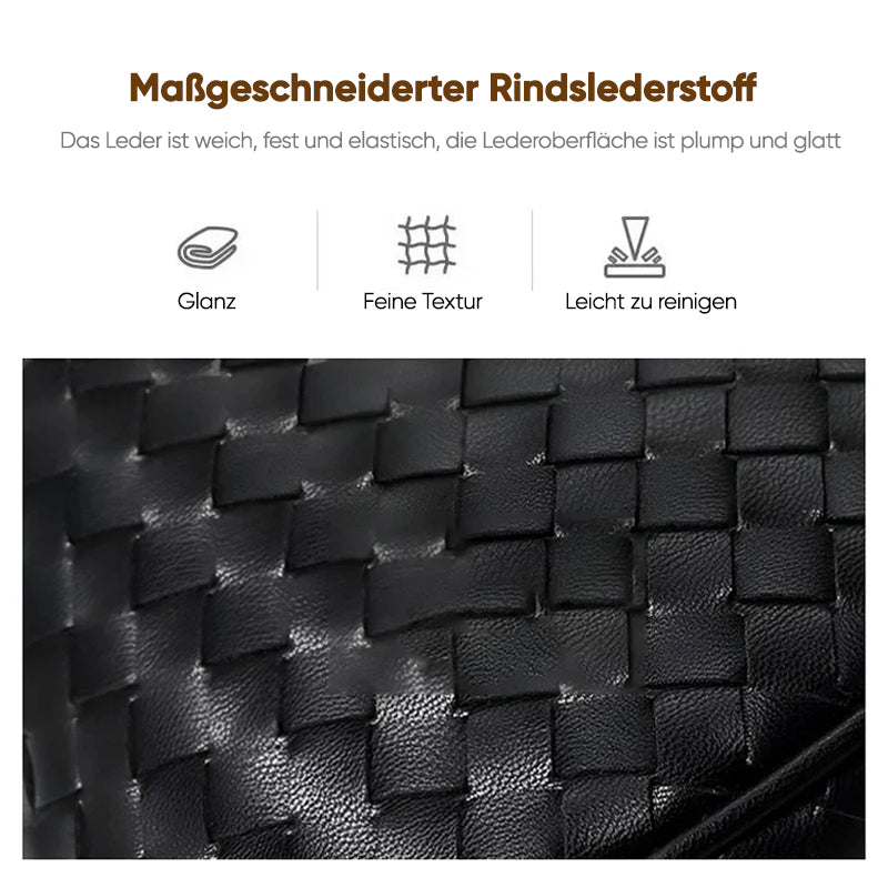 Umhängetasche aus gewebter Muschel