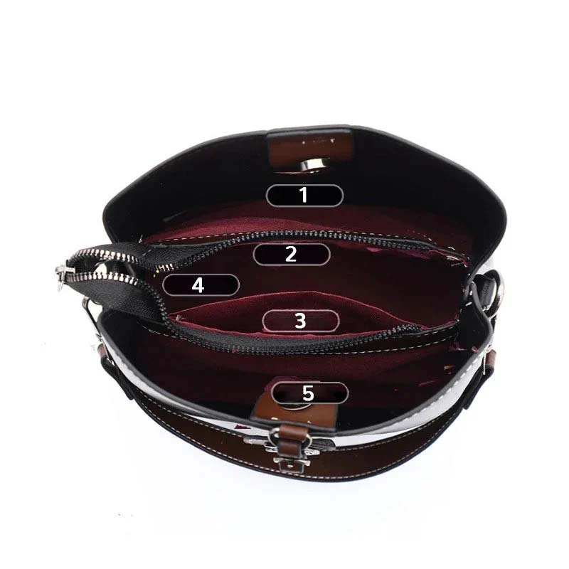 Nischen-Umhängetasche aus PU-Leder für Damen👜