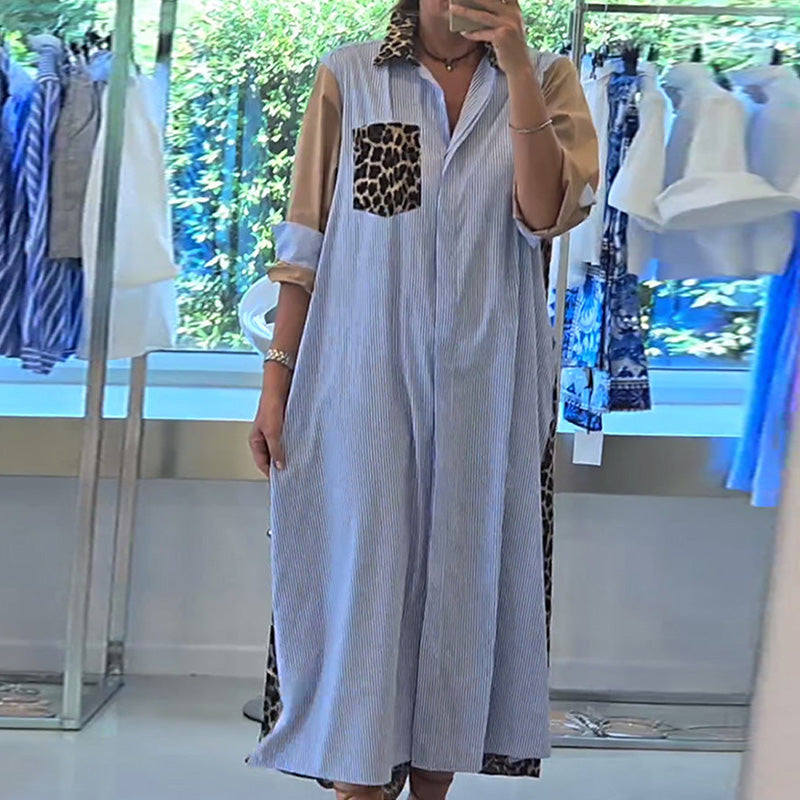 Freizeitkleid mit Leopardenmuster