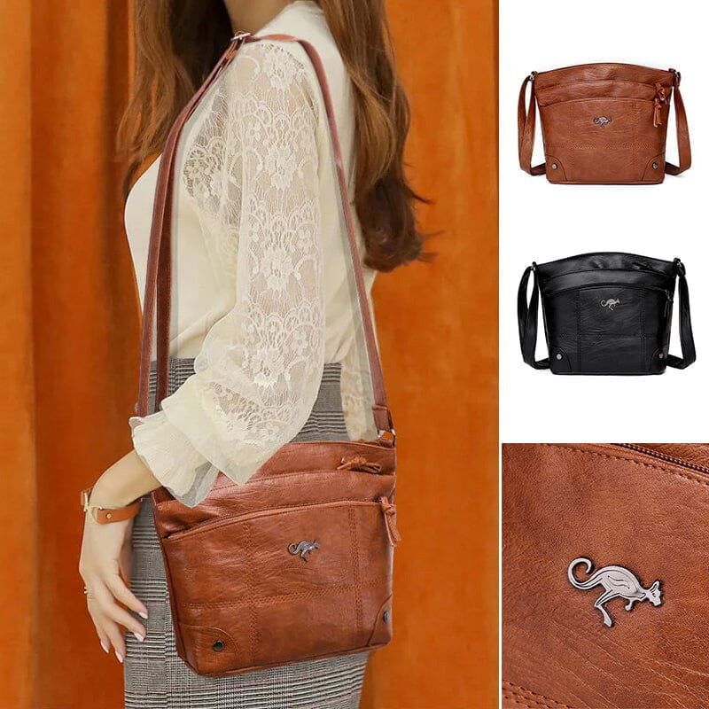 Messenger-Umhängetasche mit mehreren Taschen und großem Fassungsvermögen