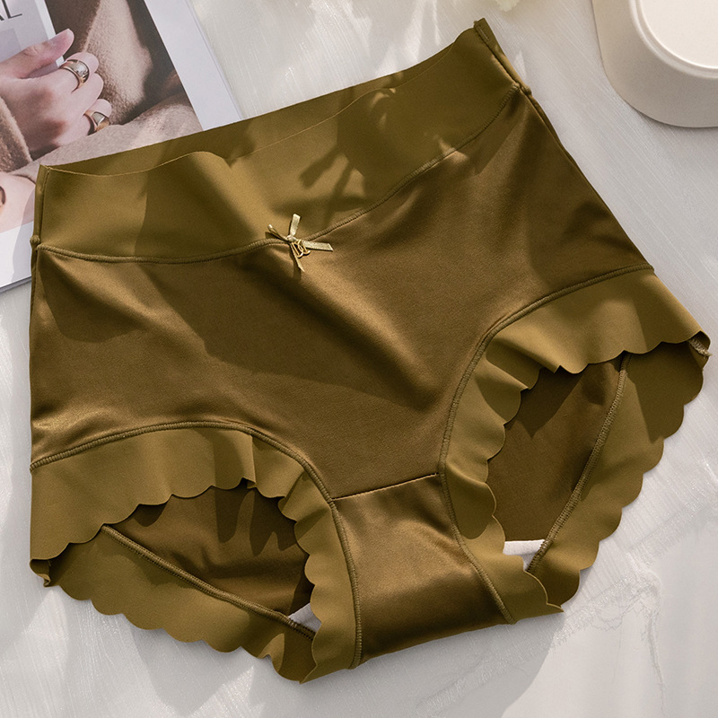 ✨Unterwäsche aus Seidenimitat mit hoher Taille✨