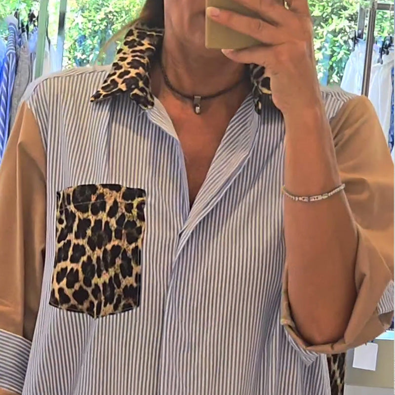 Freizeitkleid mit Leopardenmuster