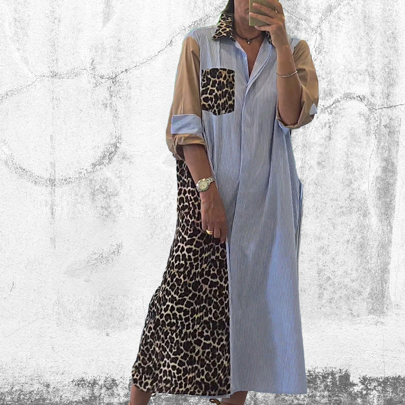 Freizeitkleid mit Leopardenmuster