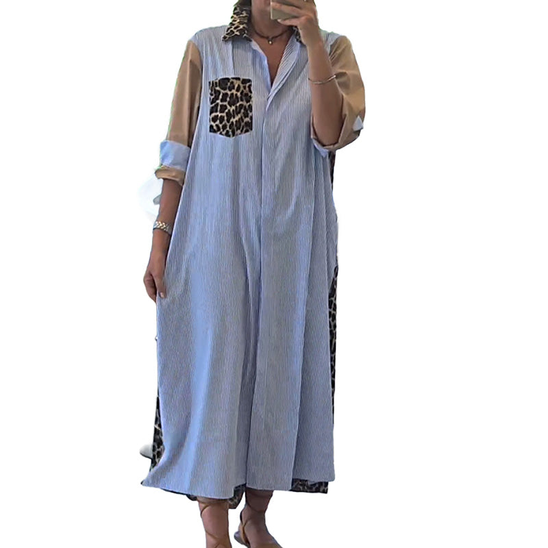 Freizeitkleid mit Leopardenmuster