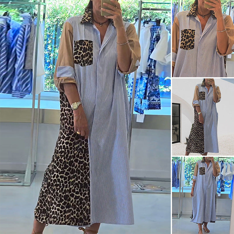 Freizeitkleid mit Leopardenmuster