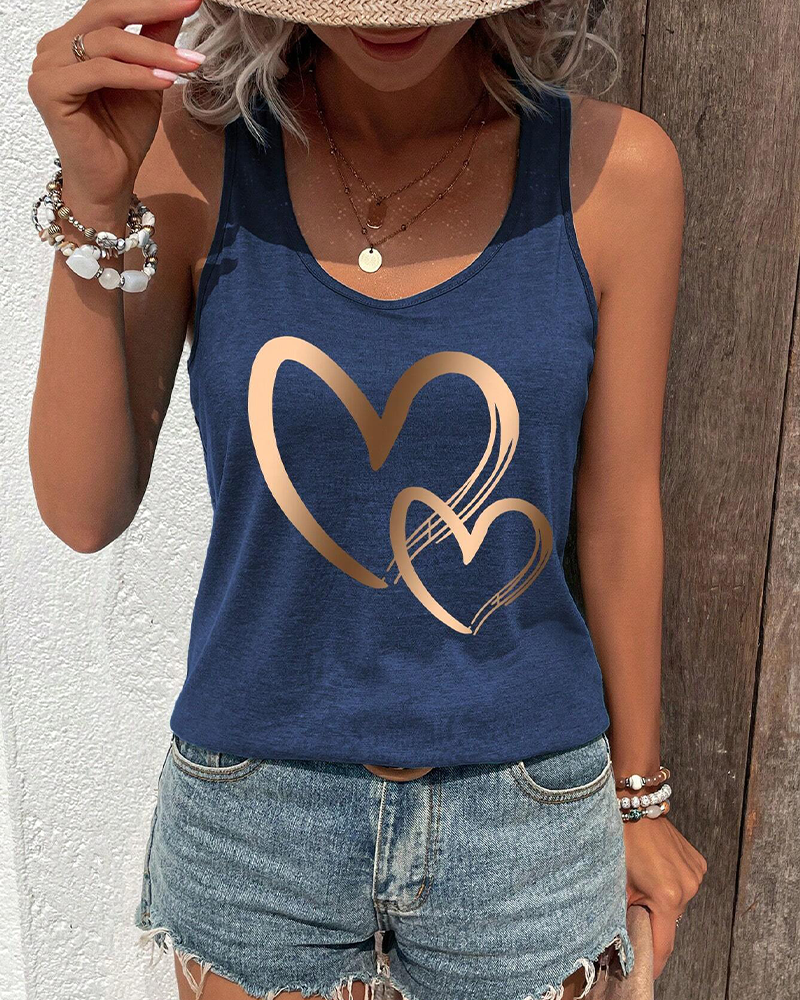 Tanktop Mit Herzmuster