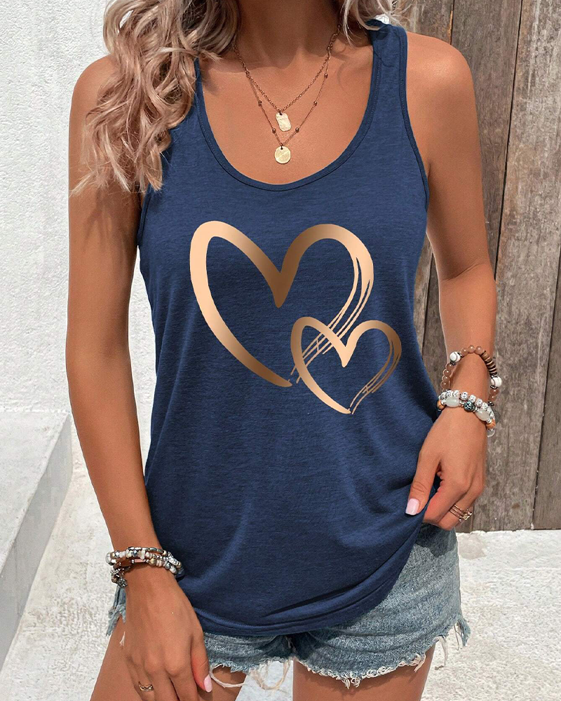 Tanktop Mit Herzmuster