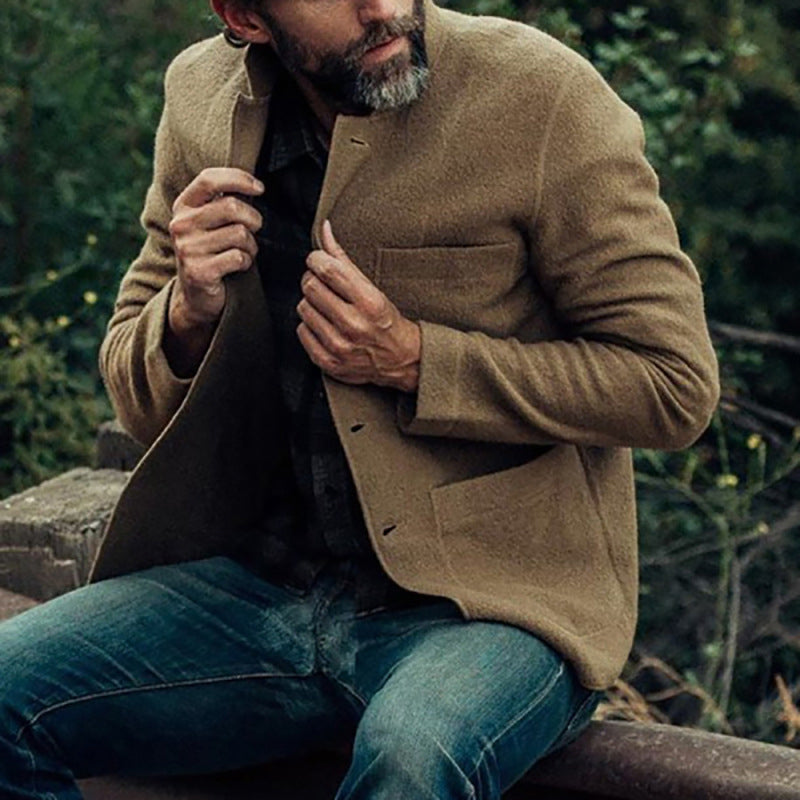 🔥 Sommerspecial 🔥Einfarbige Freizeitjacke für Herren