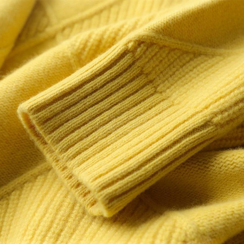 Damen Rollkragen Strickpullover