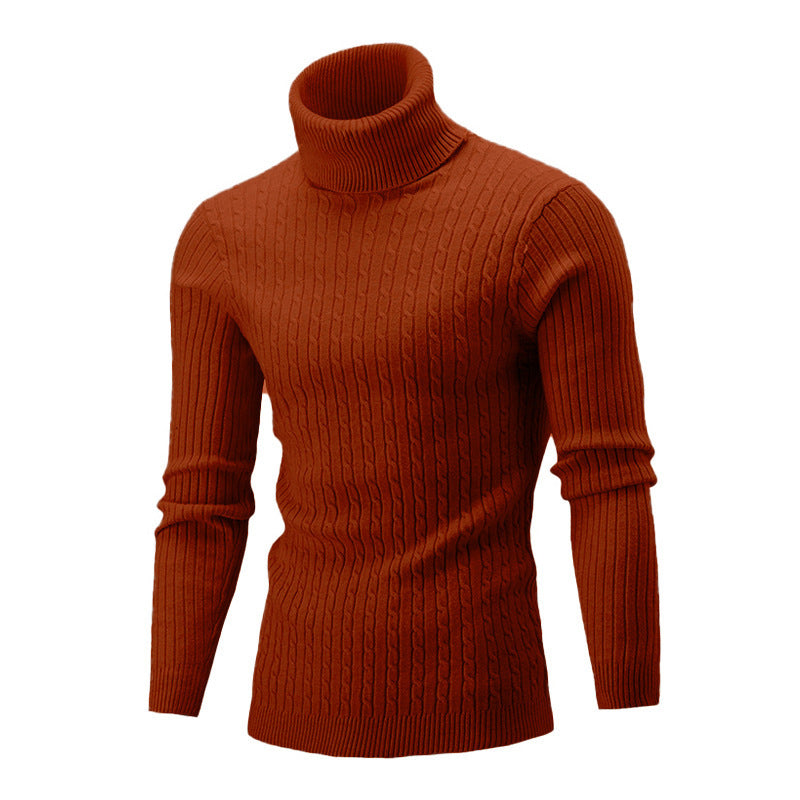 Lässiger Langärmliger Rollkragenpullover für Herren