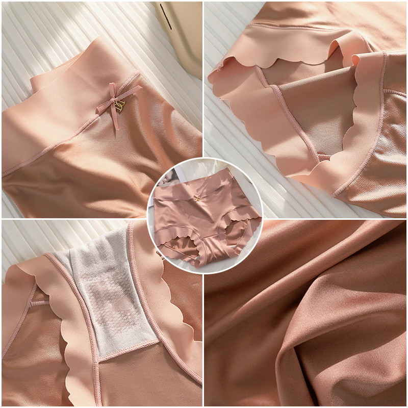 ✨Unterwäsche aus Seidenimitat mit hoher Taille✨