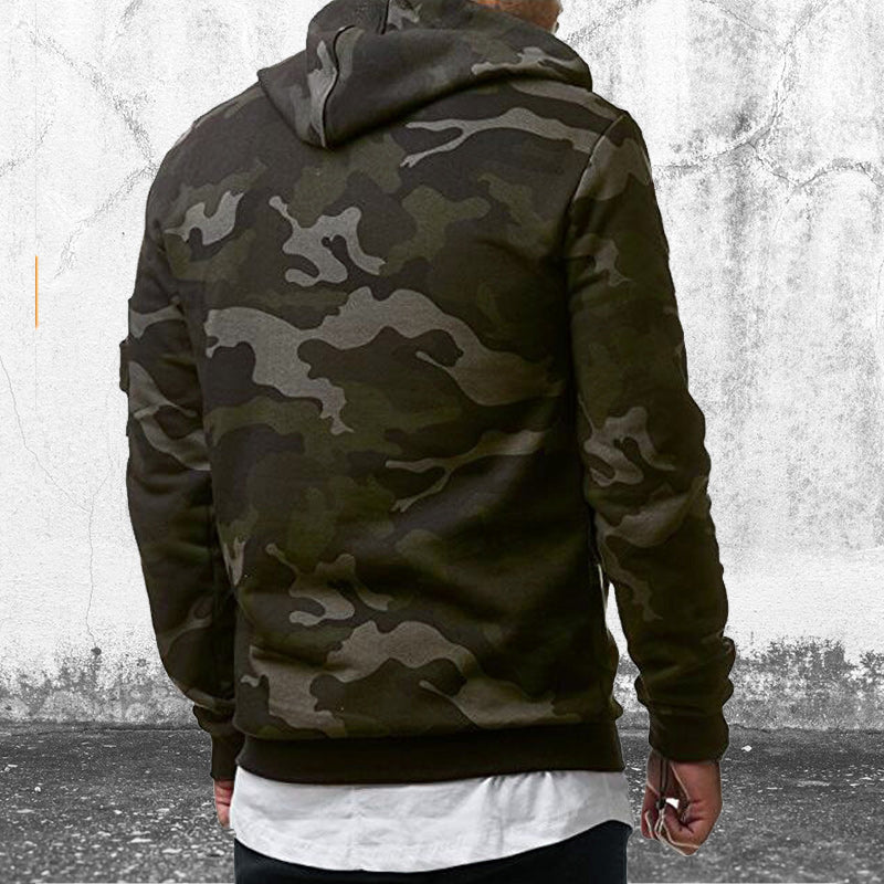 Stylischer Hoodie mit Tarnung-Print