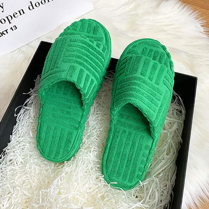 Einfarbige Plateauschuhe für Damen