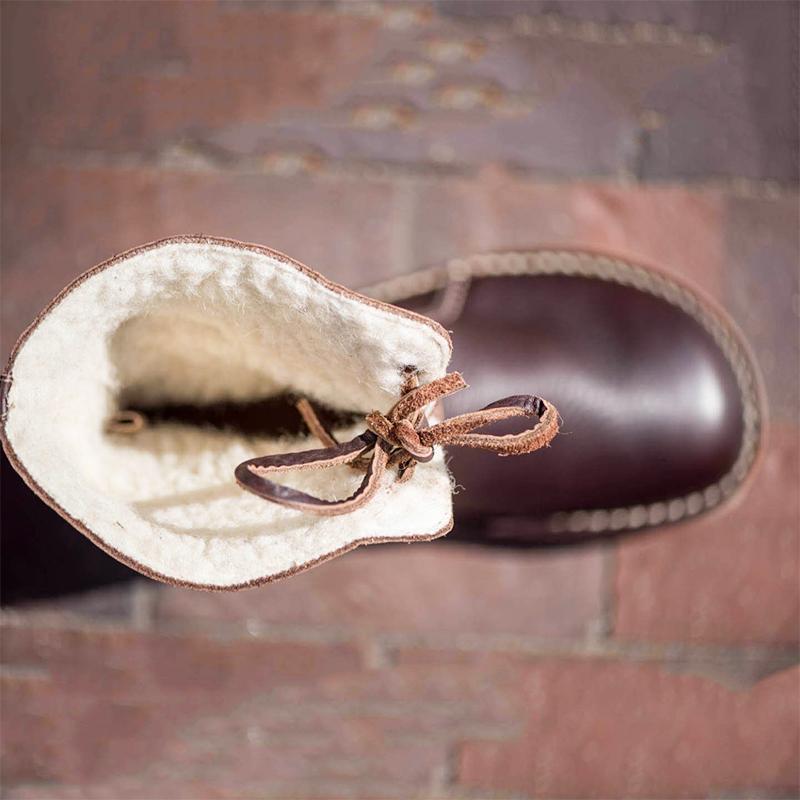 Holilychic Frauen Rund Toe Mittelwadenstiefel