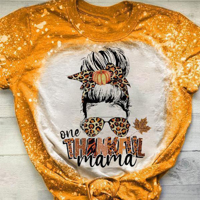 Stylisches Bedrucktes T-Shirt Mit Rundhalsausschnitt