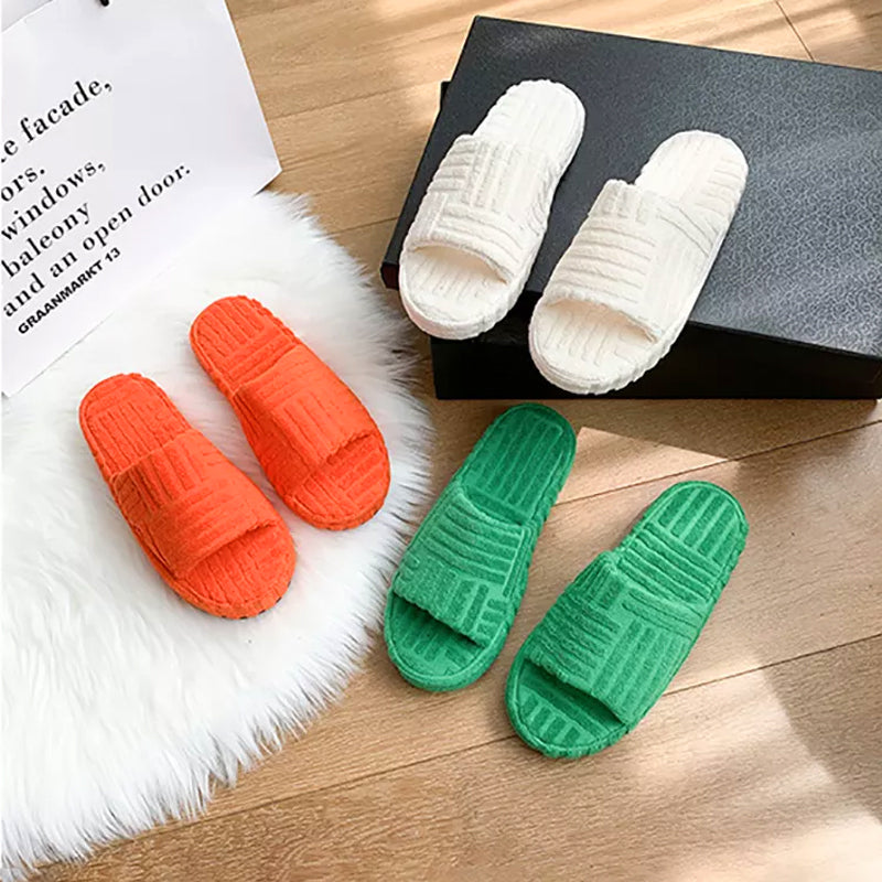 Einfarbige Plateauschuhe für Damen
