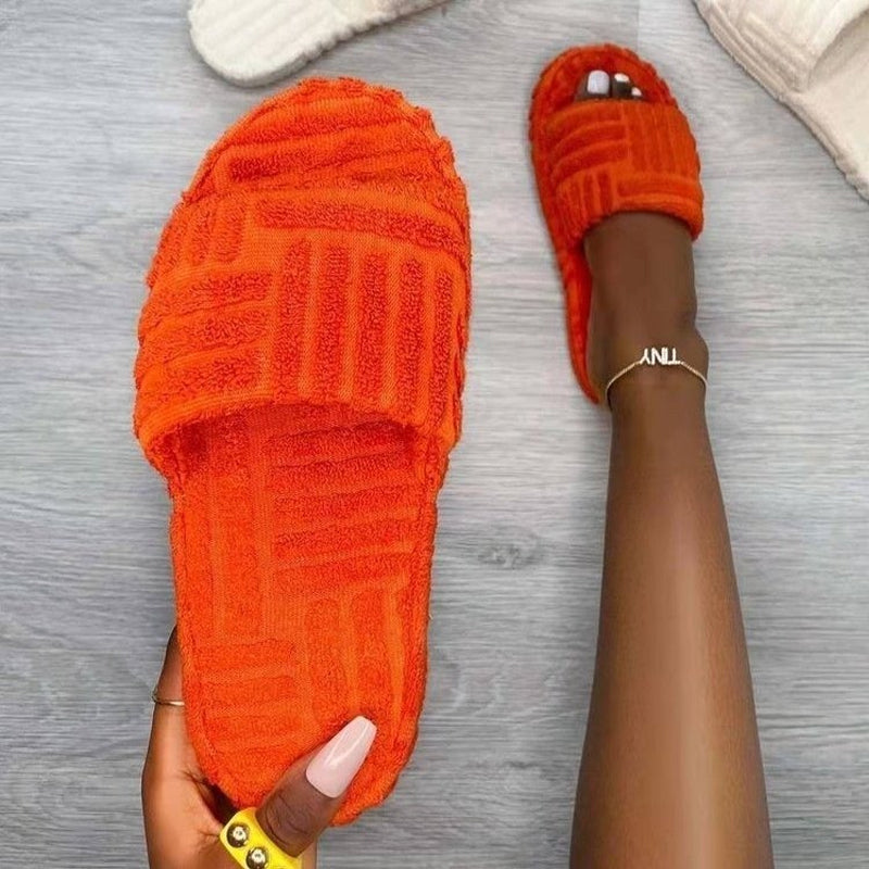 Einfarbige Plateauschuhe für Damen
