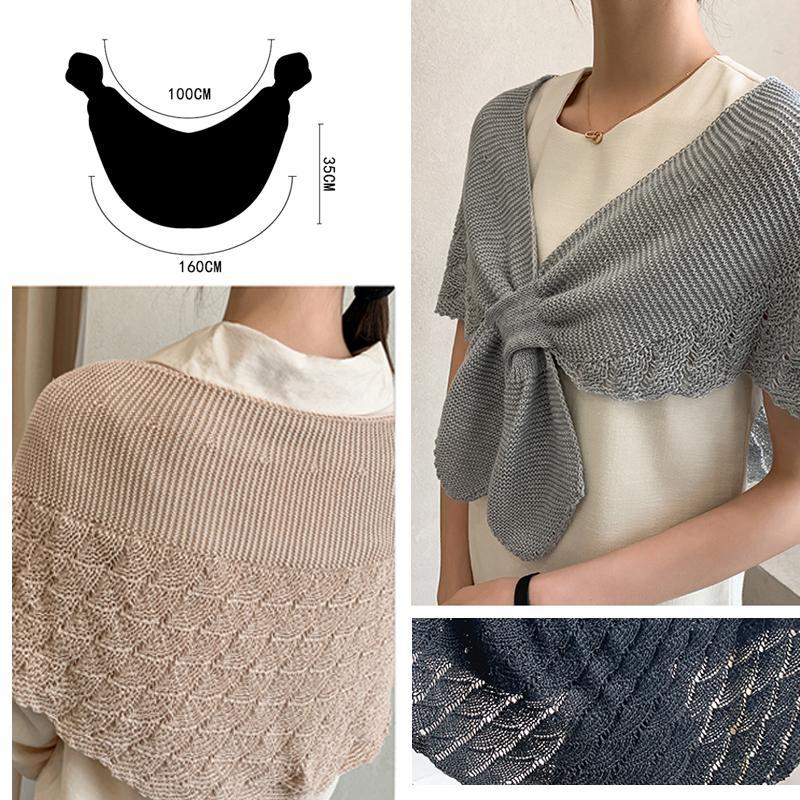 Klimatisierter Mini-Raumschal für Damen mit Fischschwanz