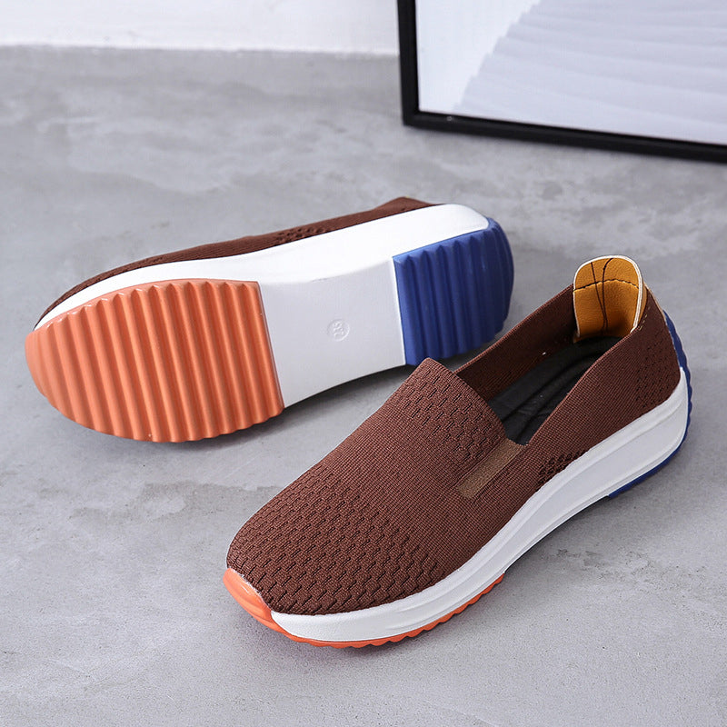 Damen Frühling und Herbst bequeme Freizeitschuhe