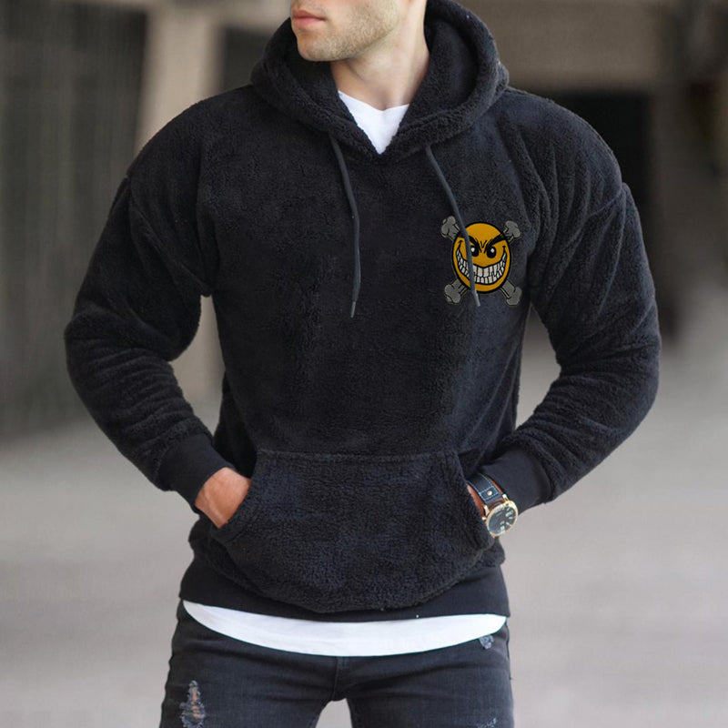 Stylisches Fleece-Sweatshirt mit Kapuze