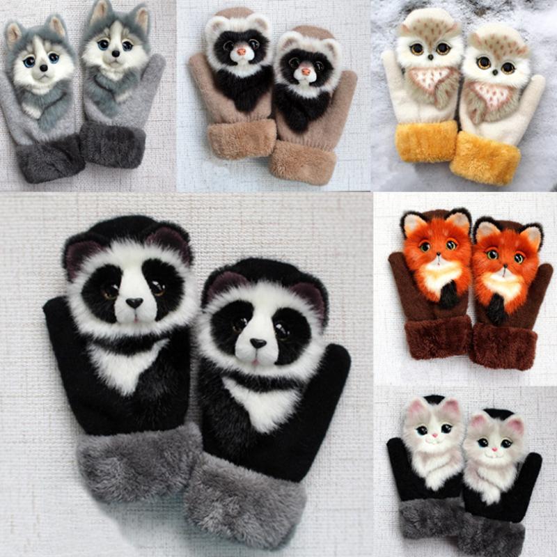 Niedliche Tierhandschuhe