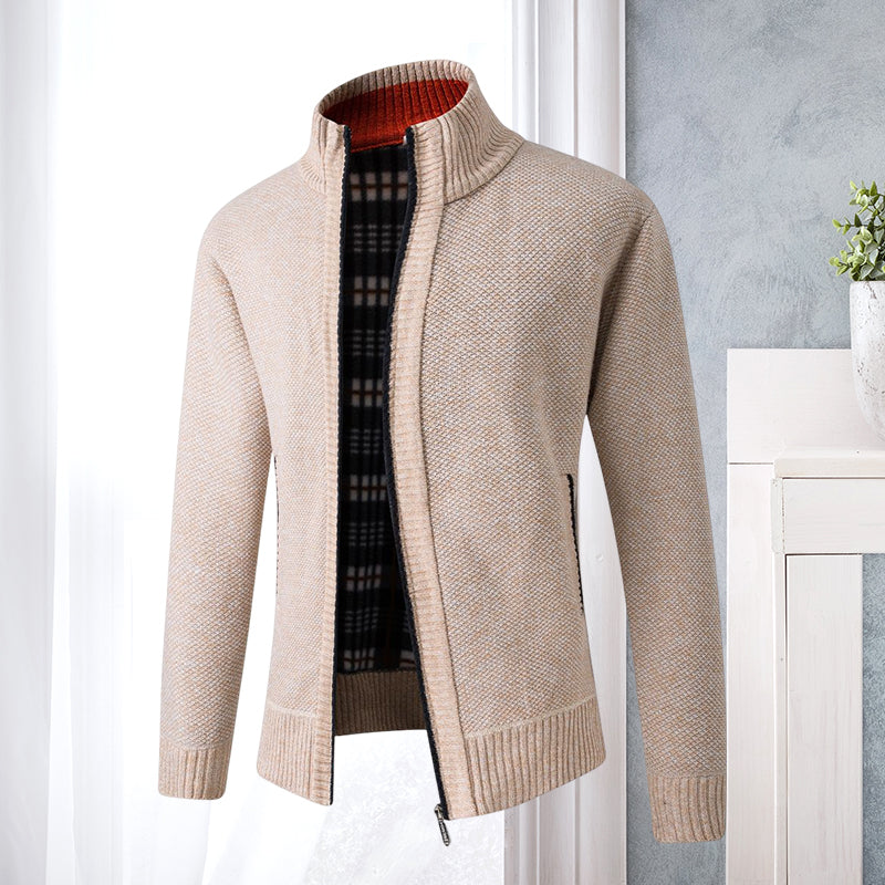 Langärmliger Sportlicher Strickjacke