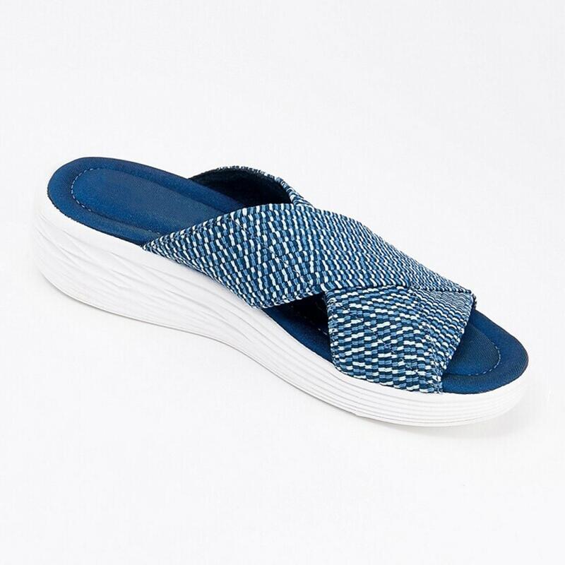 Lässige Sommersandalen Mit Dicken Sohlen