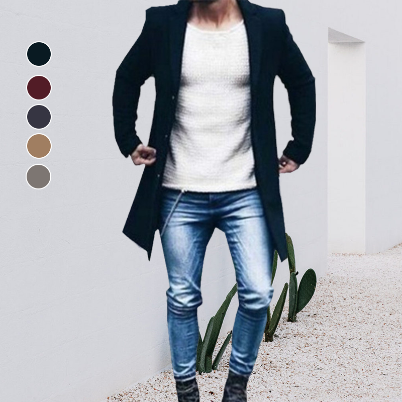 Mantel aus Tweed für Herren