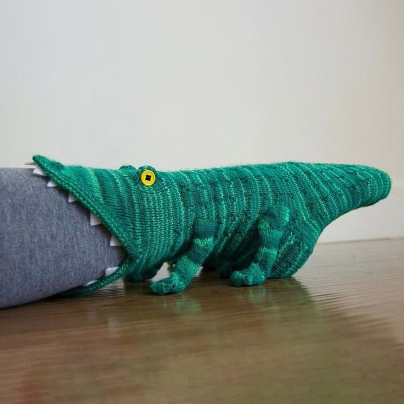 Tierische Stricksocken