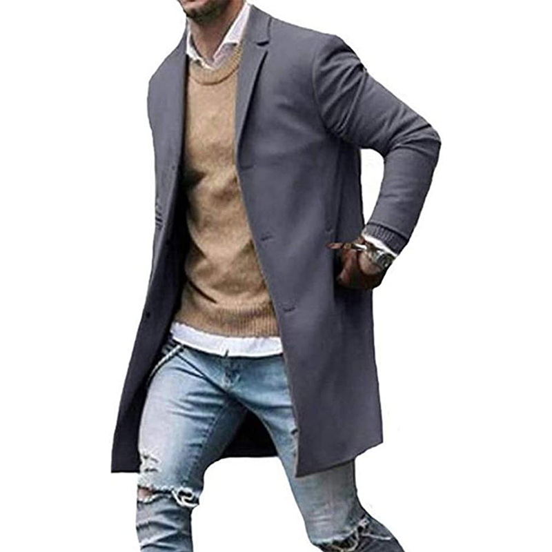 Mantel aus Tweed für Herren