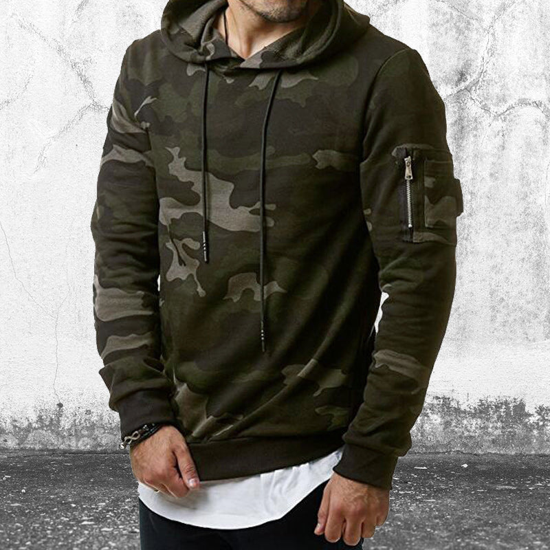 Stylischer Hoodie mit Tarnung-Print
