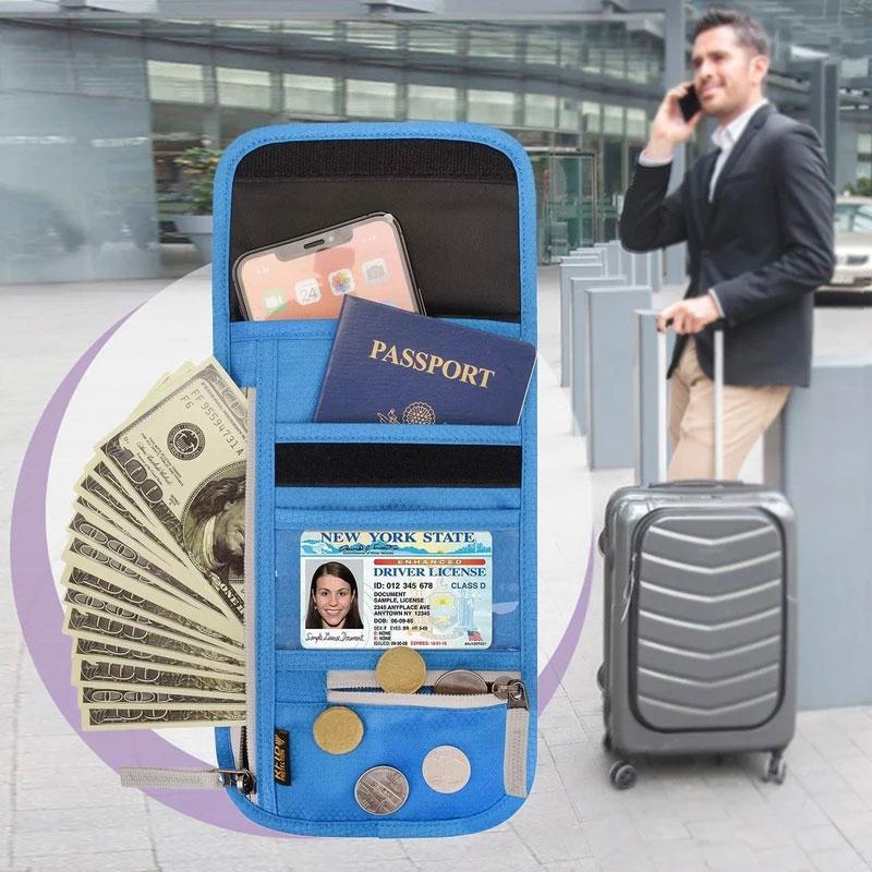 Reisebrieftasche mit RFID-Blockierung