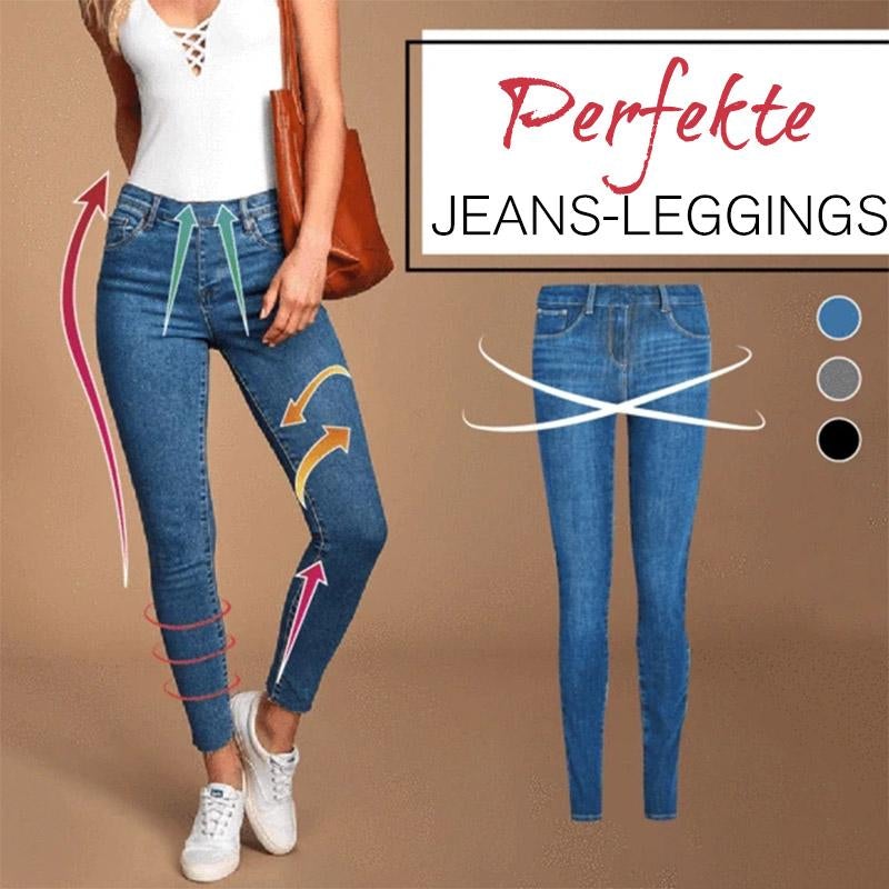 Toning Jeans-Leggings in Übergröße