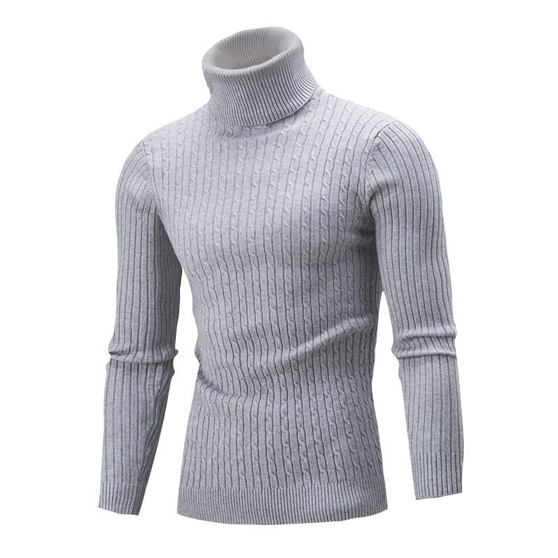 Lässiger Langärmliger Rollkragenpullover für Herren