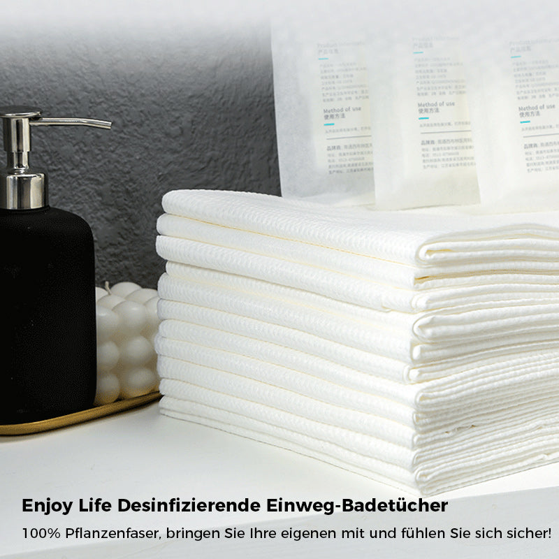 Tragbares Einweg-Badetuch