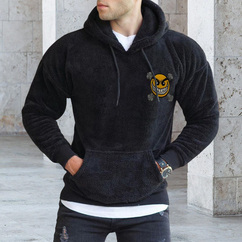 Stylisches Fleece-Sweatshirt mit Kapuze