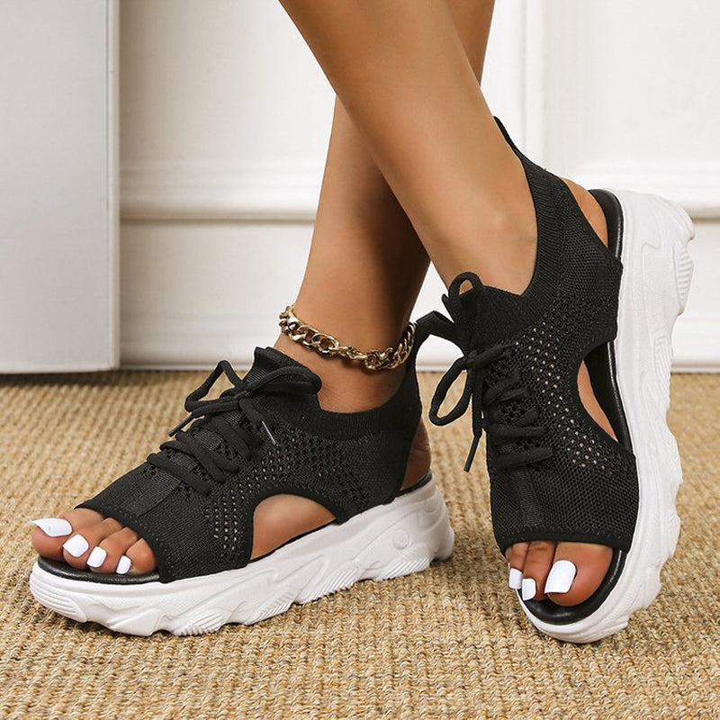 Atmungsaktive Mesh-Sandalen mit weicher Sohle