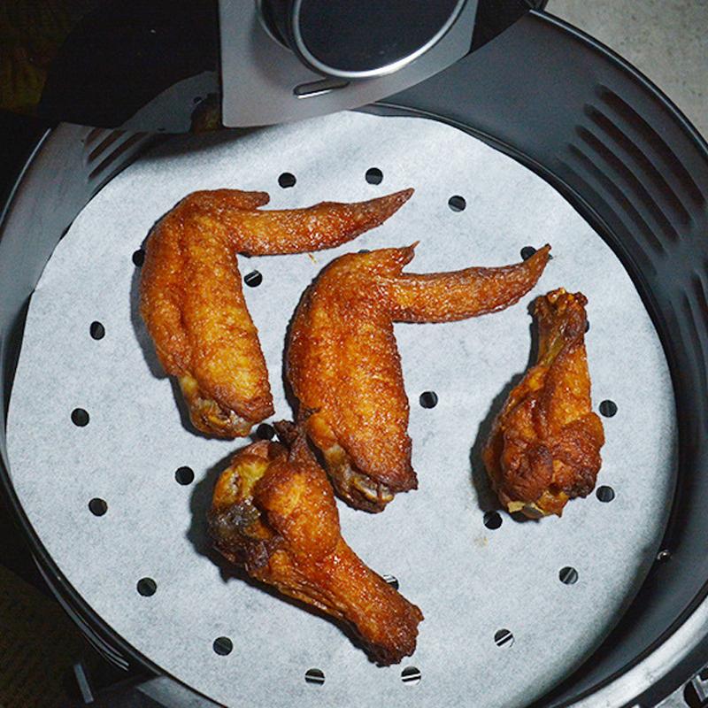 Löschpapiere für Heißluftfritteusen, 100 Stück