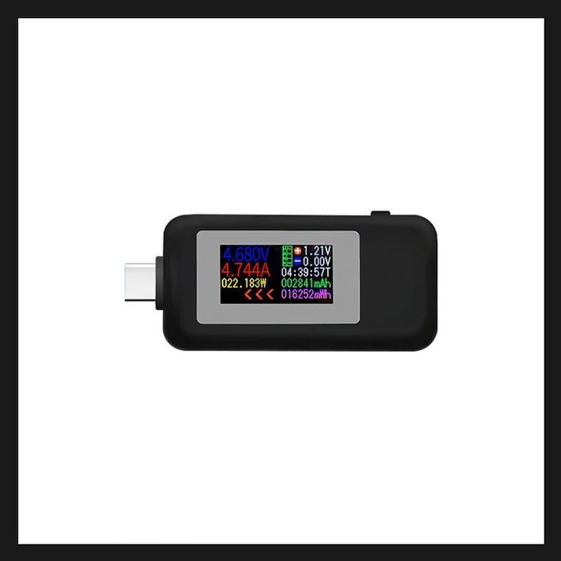 Farbbildschirm USB Strom- und Spannungsprüfer