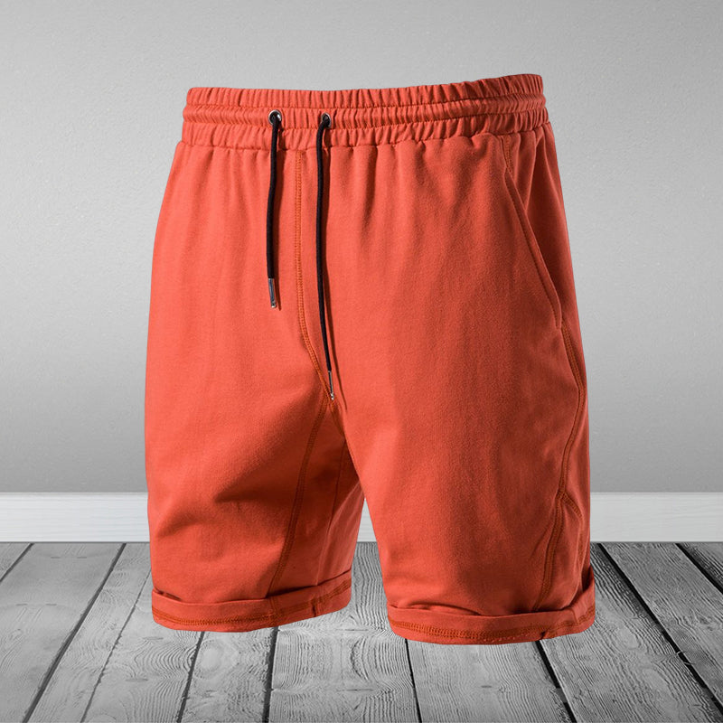 Einfarbige Fitness-Shorts Für Herren
