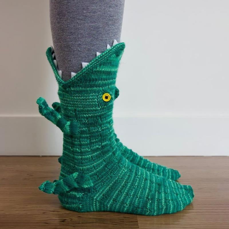 Tierische Stricksocken