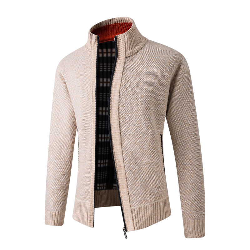 Langärmliger Sportlicher Strickjacke