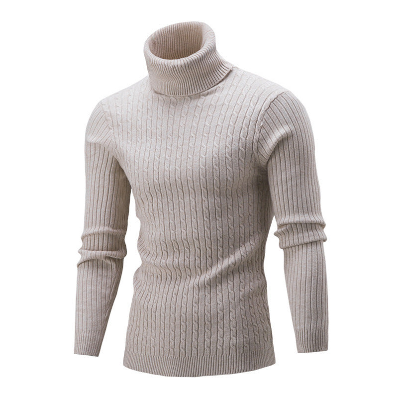 Lässiger Langärmliger Rollkragenpullover für Herren