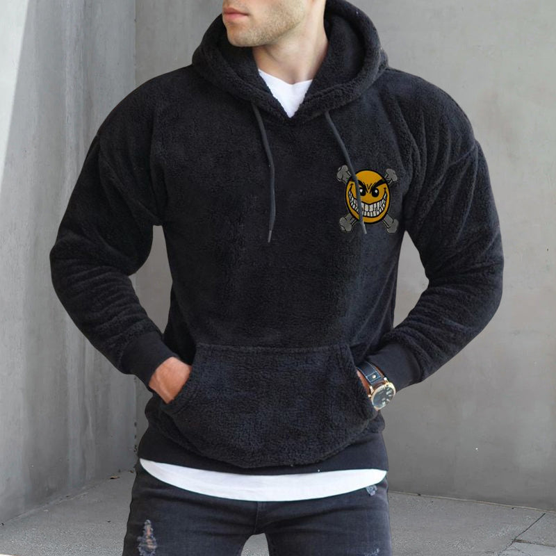 Stylisches Fleece-Sweatshirt mit Kapuze