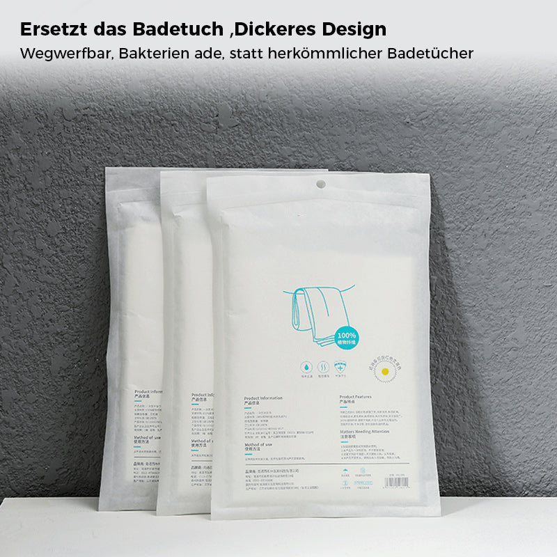 Tragbares Einweg-Badetuch
