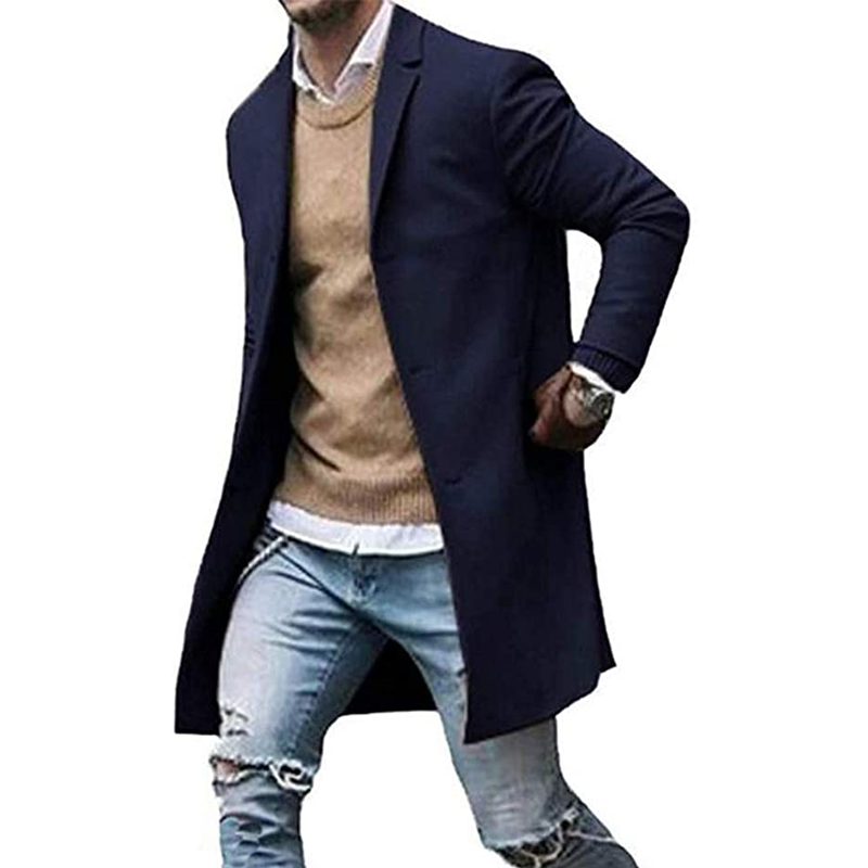 Mantel aus Tweed für Herren
