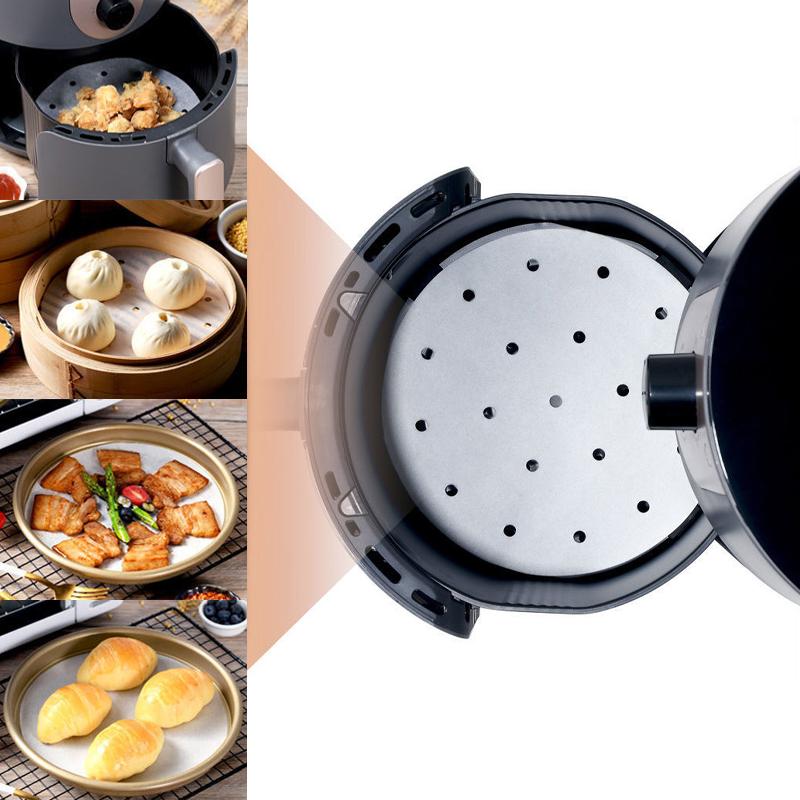 Löschpapiere für Heißluftfritteusen, 100 Stück