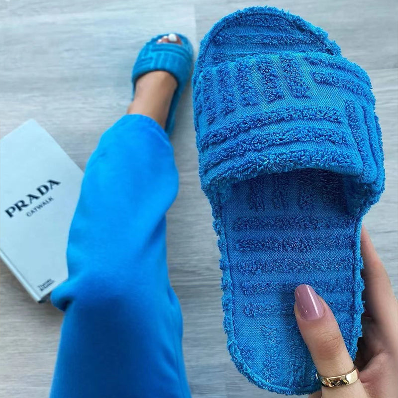 Einfarbige Plateauschuhe für Damen